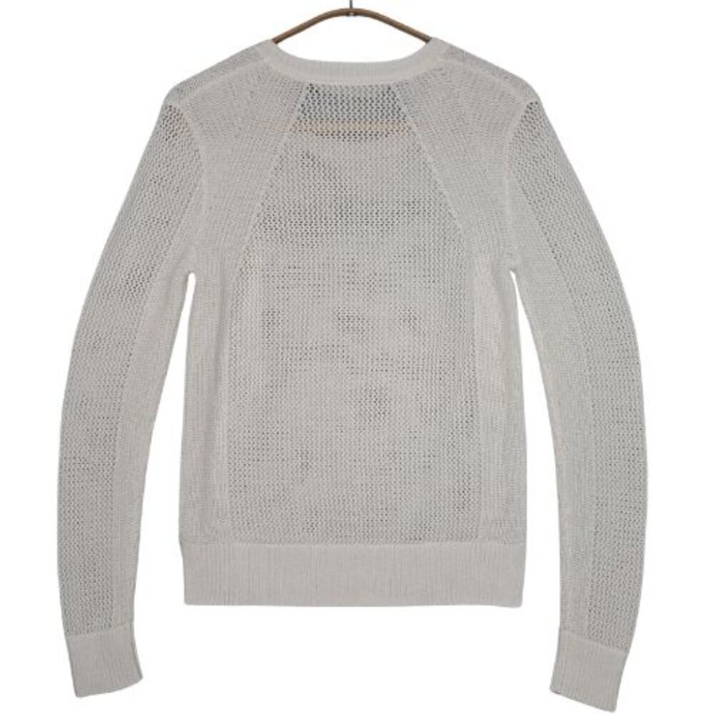 Athleta Open Knit Mesh Pullover Sweater - Picture 3 of 8